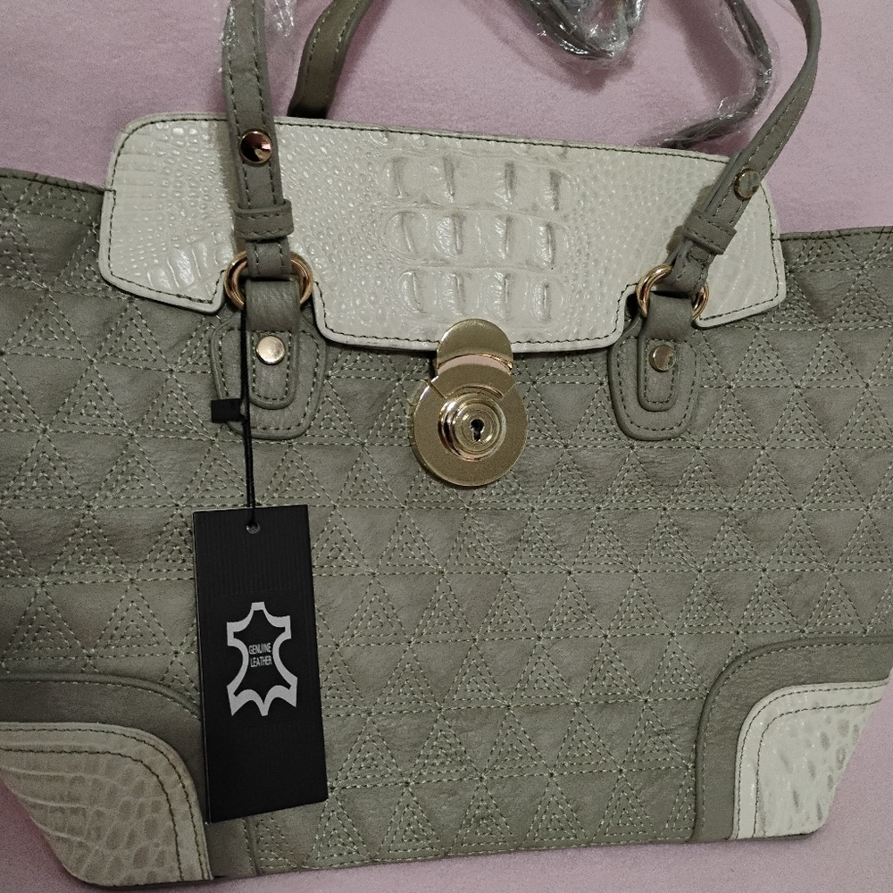 Leather crossbody